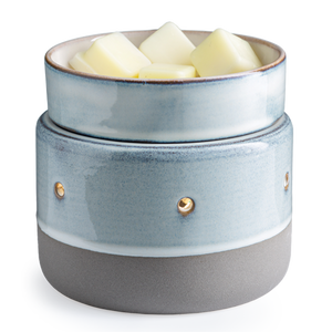 Fragrance Warmer, 2-in-1, Glazed Concrete